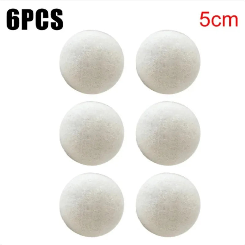 Natural Wool Dryer Balls - Set of 6